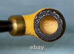 Belt Block African Meerschaum, Rare, Nos, Unsmoked! Gt. Britain, Gorgeous