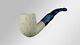 Bent Apple Lattice Block Meerschaum Pipe With Case D-12