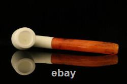 Bent Billiard Block Meerschaum Pipe with fitted case M1790