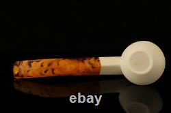 Bent Bulldog Block Meerschaum Pipe with fitted case 14408
