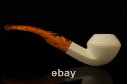 Bent Bulldog Block Meerschaum Pipe with fitted case 14408