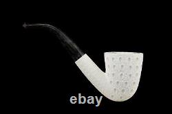 Bent Dublin Pipe By Tekin-new-block Meerschaum Handmade W Case#1566