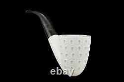 Bent Dublin Pipe By Tekin-new-block Meerschaum Handmade W Case#1566