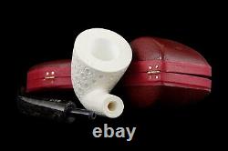 Bent Dublin Pipe By Tekin-new-block Meerschaum Handmade W Case#1566