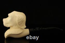 Best Friend Block Meerschaum Pipe Carved by Kenan with fitted case 14989