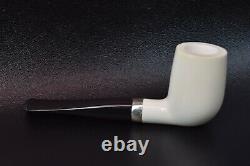 Billiard Bent Set Of 2 Pipes Block Meerschaum New Handmade W Case#836