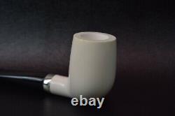 Billiard Bent Set Of 2 Pipes Block Meerschaum New Handmade W Case#836