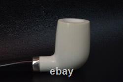 Billiard Bent Set Of 2 Pipes Block Meerschaum New Handmade W Case#836