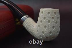 Billiard Bent Set Of 2 Pipes Block Meerschaum New Handmade W Case#836