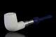 Billiard Block Meerschaum Pipe 925 Silver Smoking Tobacco With Case Md-102