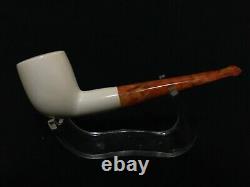 Billiard Block Meerschaum Pipe handmade tobacco smoking pfeife with case
