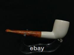 Billiard Block Meerschaum Pipe handmade tobacco smoking pfeife with case