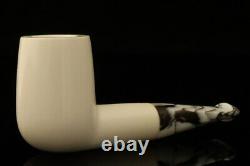 Billiard Nosewarmer Block Meerschaum Pipe with custom CASE 11992