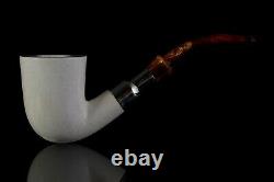 Billiard Pipe By ALI new-block Meerschaum Handmade W Case#168 SPIGOT STEM