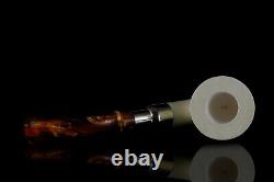 Billiard Pipe By ALI new-block Meerschaum Handmade W Case#168 SPIGOT STEM