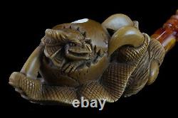 Birth Of Dragon Claw Pipe By Kenan-new-block Meerschaum Handmade W Case#42