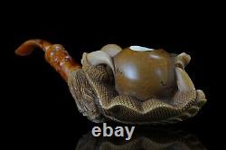 Birth Of Dragon Claw Pipe By Kenan-new-block Meerschaum Handmade W Case#42