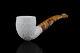 Block Classic Meerschaum Pipe Hand Carved Smoking Pipe Tobacco Pfeife With Case
