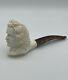 Block Meerschaum Beethoven Smoking Pipe, Hand Carved And Signed I. Beckler