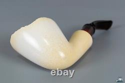 Block Meerschaum Freehand Plateau Top Saddle Stem 9mm