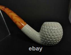 Block Meerschaum Golf Ball Pipe