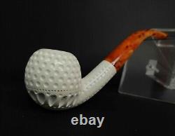 Block Meerschaum Golf Ball Pipe