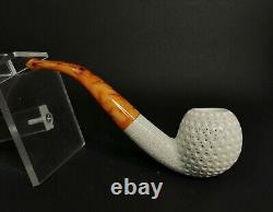 Block Meerschaum Golf Ball Pipe