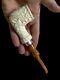 Block Meerschaum Hard Detail 925k Silvery Billiard Pipe Master Carver Hilmi Çay