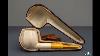 Block Meerschaum Paneled Apple Saddle Stem