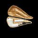 Block Meerschaum Pipe 925 Silver Smoking Tobacco Pipe With Tamper W Case Md-366