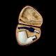 Block Meerschaum Pipe 925 Silver Unsmoked Smoking Tobacco Pipe W Case Md-326