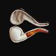 Block Meerschaum Pipe Hand-carved Smoking Tobacco Pipe Unsmoked W Case Md-401