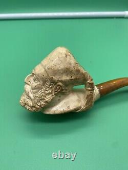 Block Meerschaum. Real Amber. Vintage Smoking Pipe