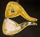 Block Meerschaum Tobacco Smoking Pipe, Hand Carved And Signed I. Beckler
