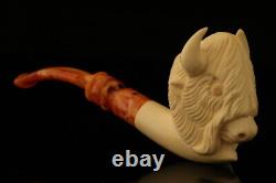 Buffalo Block Meerschaum Pipe with fitted case 14060