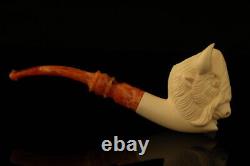 Buffalo Block Meerschaum Pipe with fitted case 14060