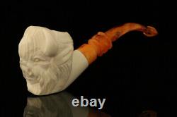 Buffolo Block Meerschaum Pipe with fitted case M1255