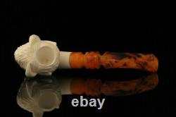 Buffolo Block Meerschaum Pipe with fitted case M1255