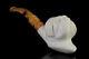 Bulldog Dog Head Meerschaum Pipe Hand Carved Smoking Tobacco W Case Md-154