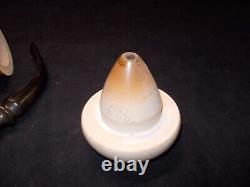 CALABASH PIPE BLOCK MEERSCHAUM BOWL GOURD BODY REMOVABLE BOWL WithSTAND -CALA23