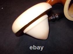 CALABASH PIPE BLOCK MEERSCHAUM BOWL GOURD BODY REMOVABLE BOWL WithSTAND -CALA25