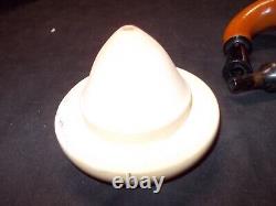 CALABASH PIPE BLOCK MEERSCHAUM BOWL GOURD BODY REMOVABLE BOWL WithSTAND -CALA25