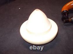 CALABASH PIPE BLOCK MEERSCHAUM BOWL GOURD BODY REMOVABLE BOWL WithSTAND -CALA25