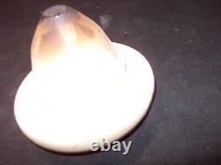 CALABASH PIPE BLOCK MEERSCHAUM BOWLCARVED GOURD BODY WithSTAND -CALA26