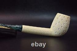 CANADIAN PIPE BLOCK MEERSCHAUM-NEW-HAND CARVED tamper+stand#1133 W Case