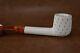 Canadian Pipe Block Meerschaum-new-hand Carved Tamper+stand#284 W Case