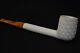 Canadian Pipe Block Meerschaum-new-hand Carved Tamper+stand#512 W Case