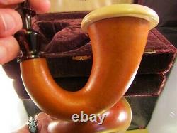 CAO Block Meerschaum Gourd Calabash withCase Made in Turkey Stock # MB31