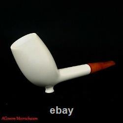 CUTTY Block Meerschaum Pipe, Turkish Smoking Estate Tobacco Pipe, Pipa AGM513