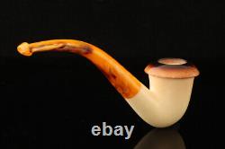 Calabash Block Meerschaum Pipe with fitted case 14690